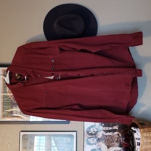 Harley-Davidson Maroon Shirt with snap buttons